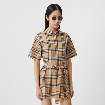 burberry shirt dress