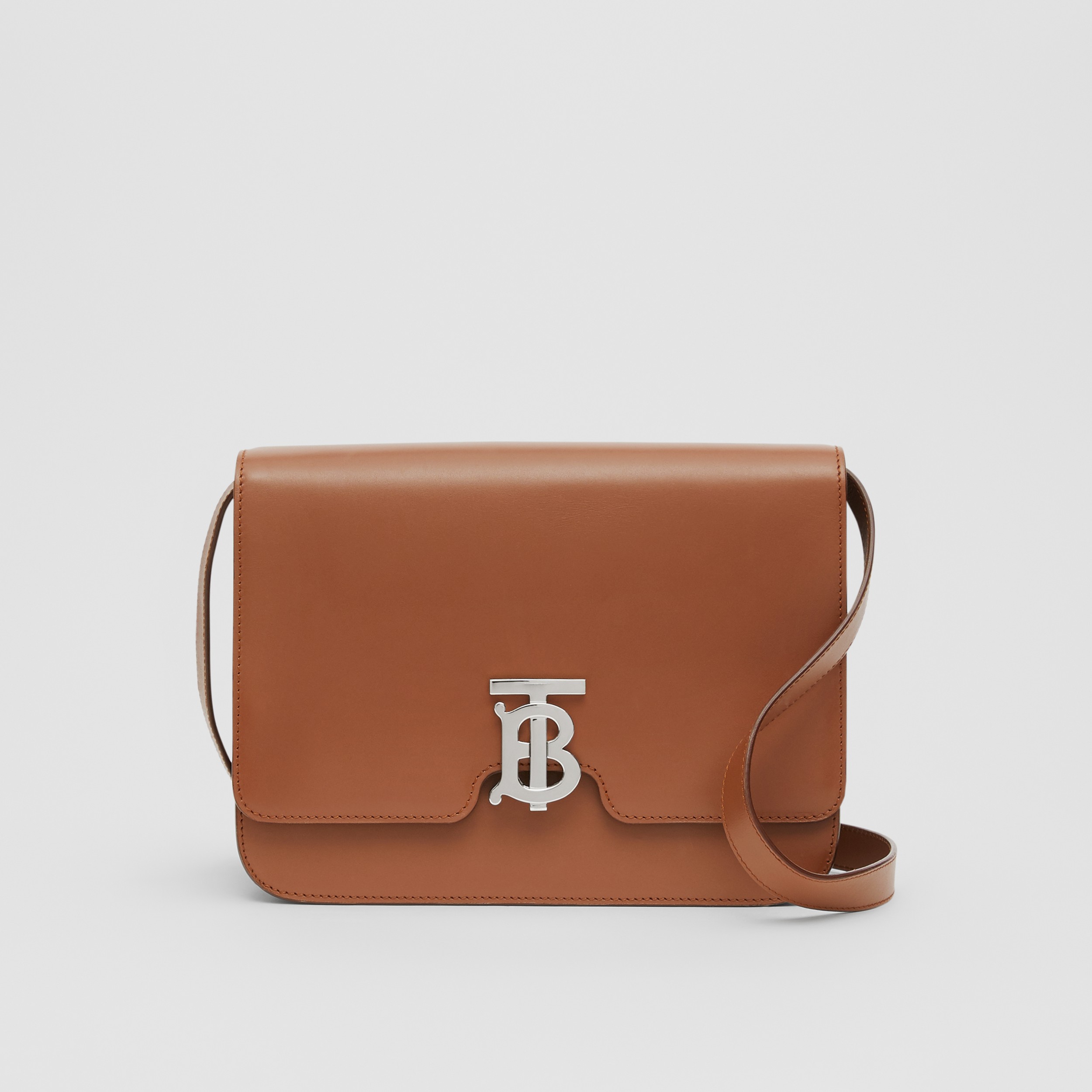 Medium Leather TB Bag in Malt Brown - Women | Burberry® Official