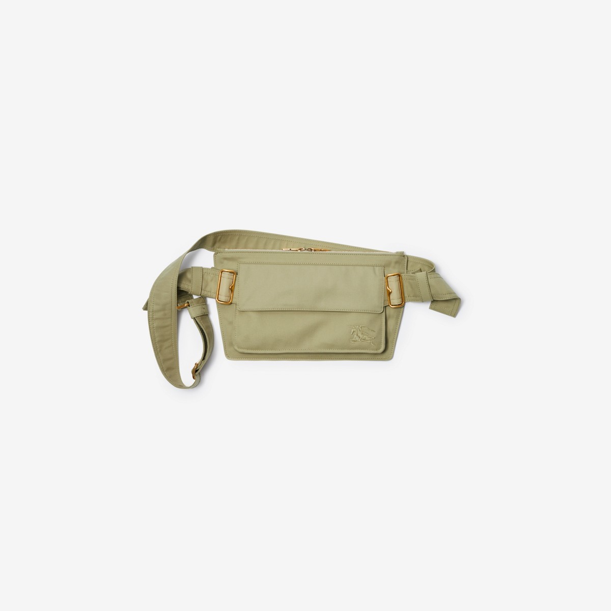 Shop Burberry Trench Belt Bag In Hunter
