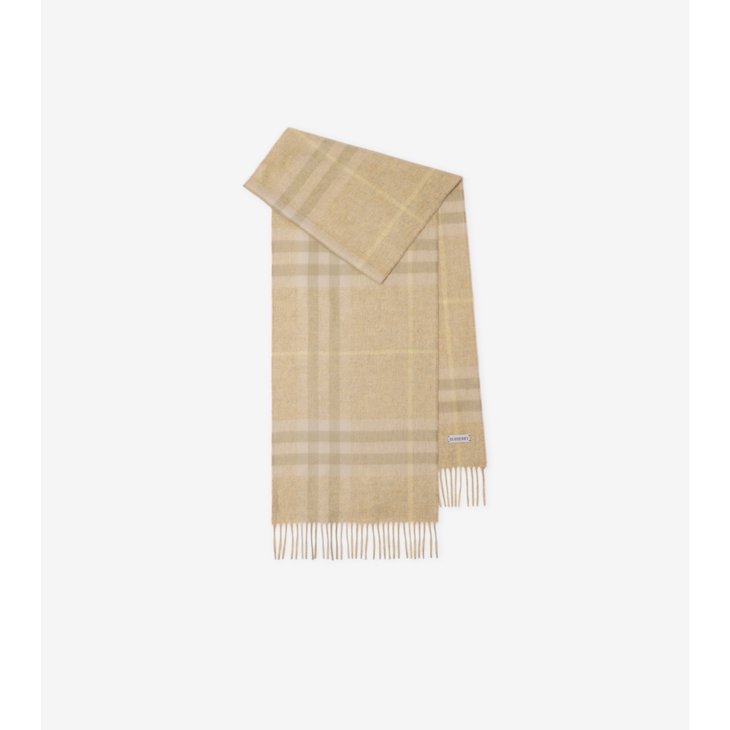 Check Cashmere Scarf