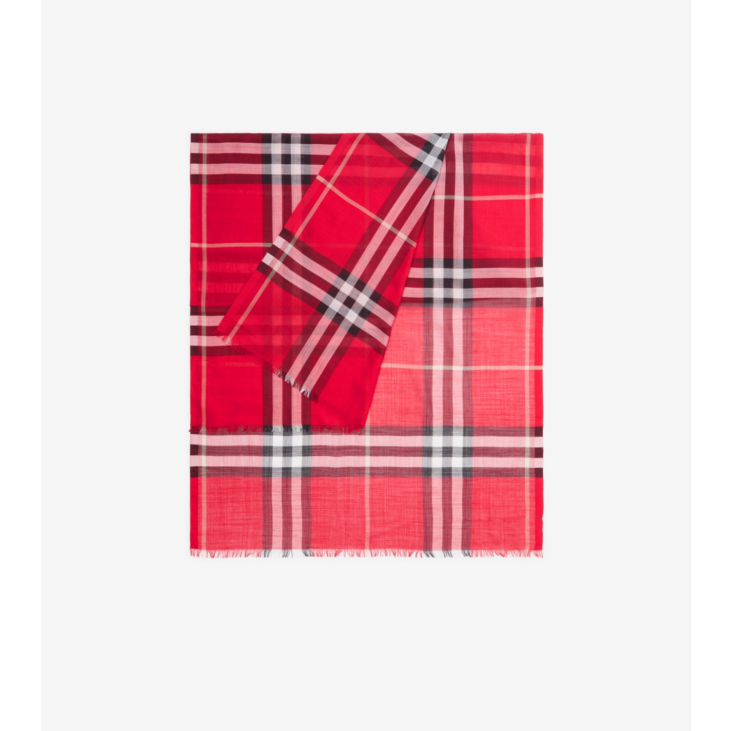 Black and red store burberry scarf