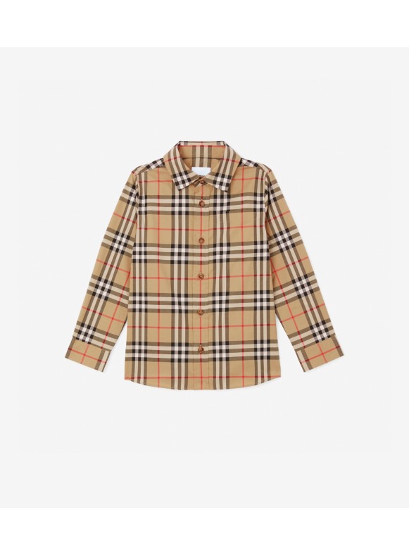 Burberry store boy shirts