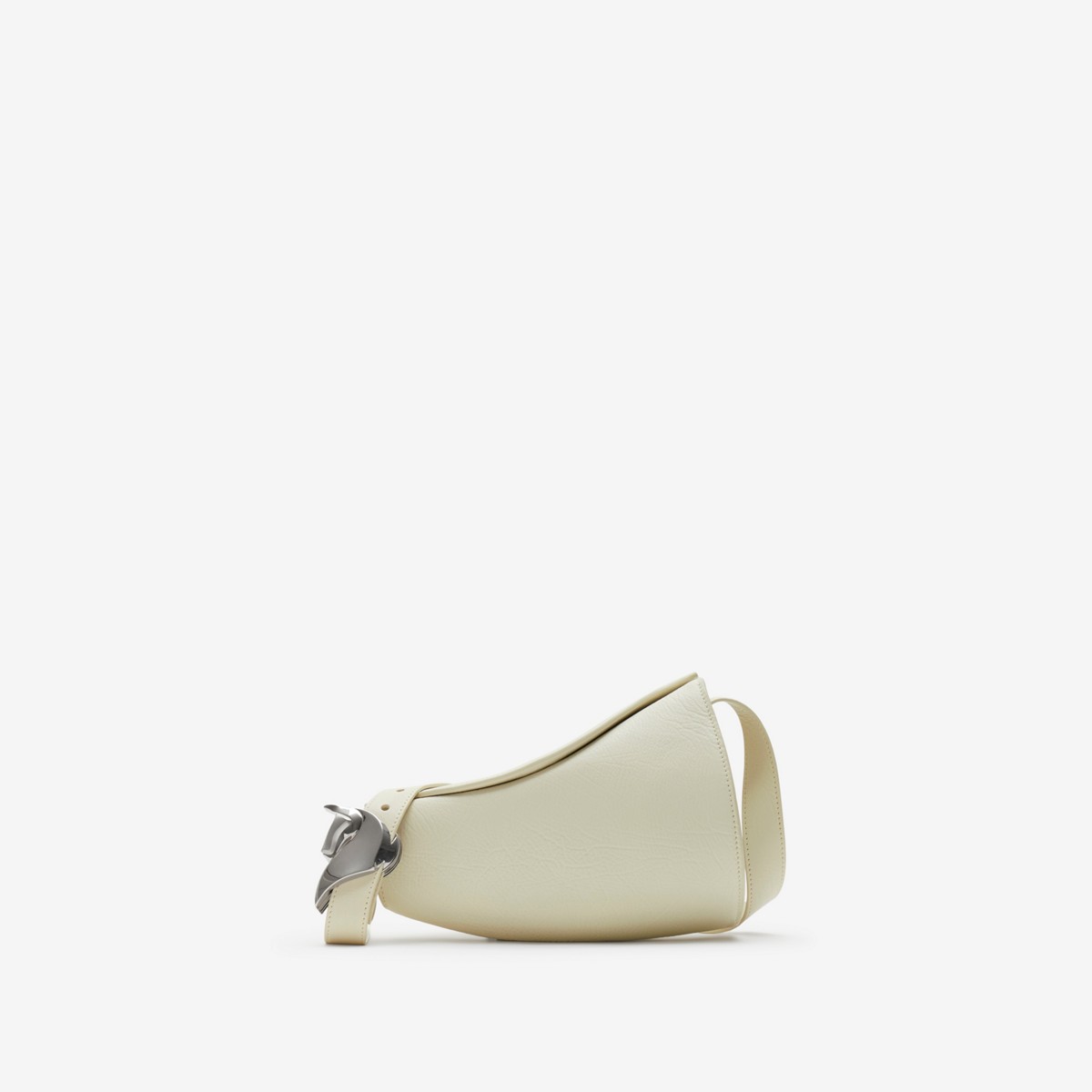 Burberry Small Horn Bag In White