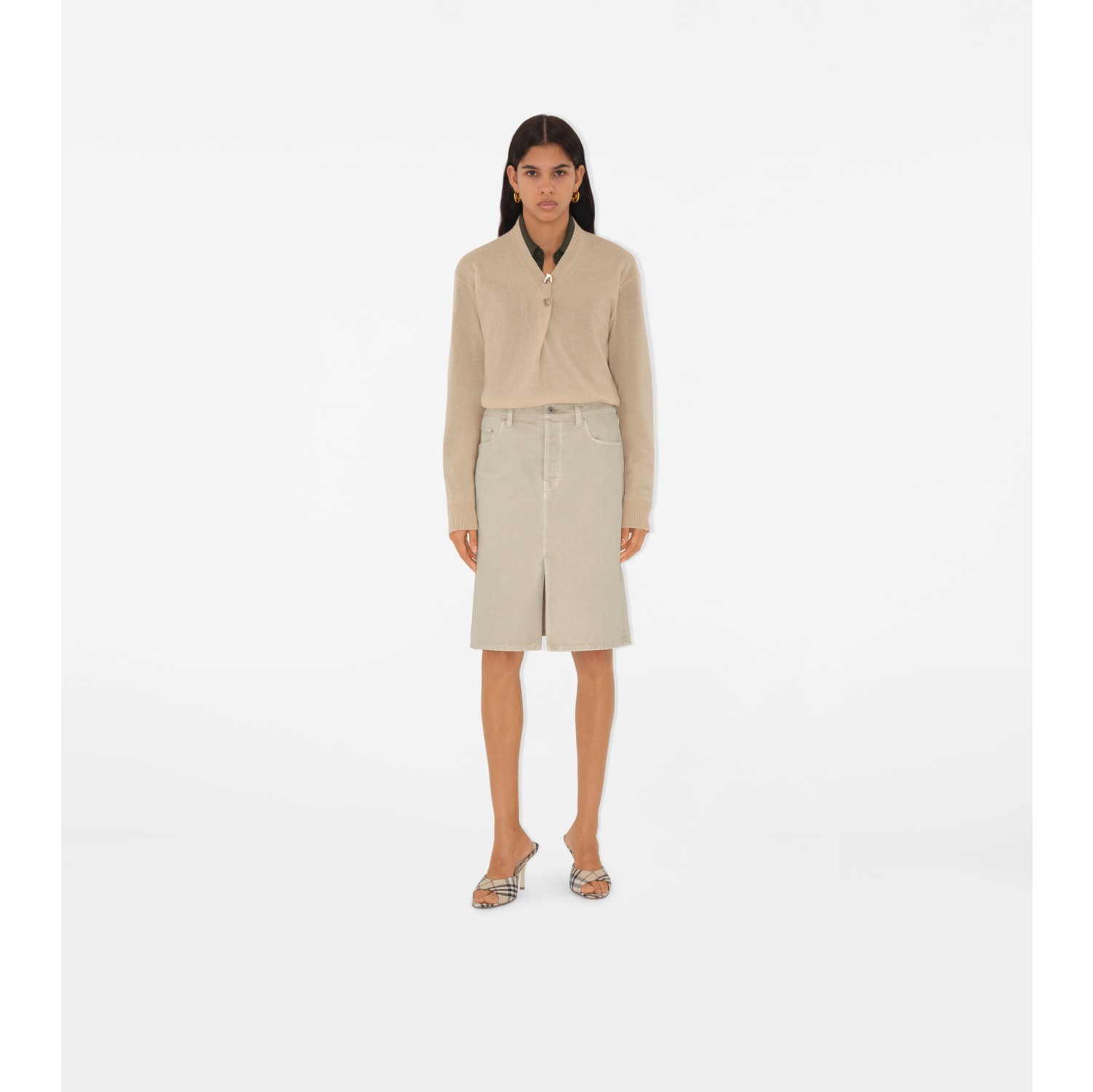 Check Mews High Mules​