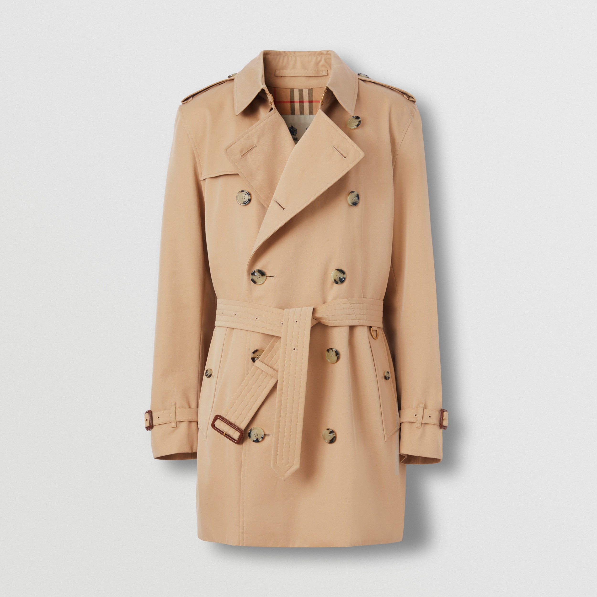 ショート ケンジントン ヘリテージ トレンチコート ハニー メンズ Burberry 公式サイト