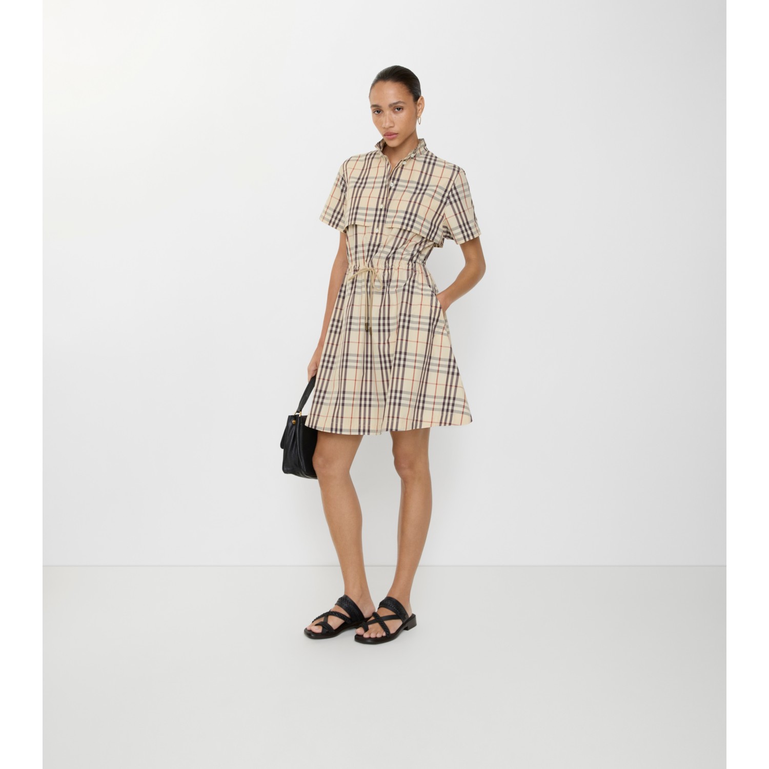 Check Cotton Dress - thumbnail 2