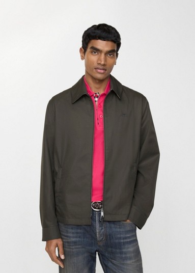 Tropical Gabardine Bloomsbury Harrington Jacket