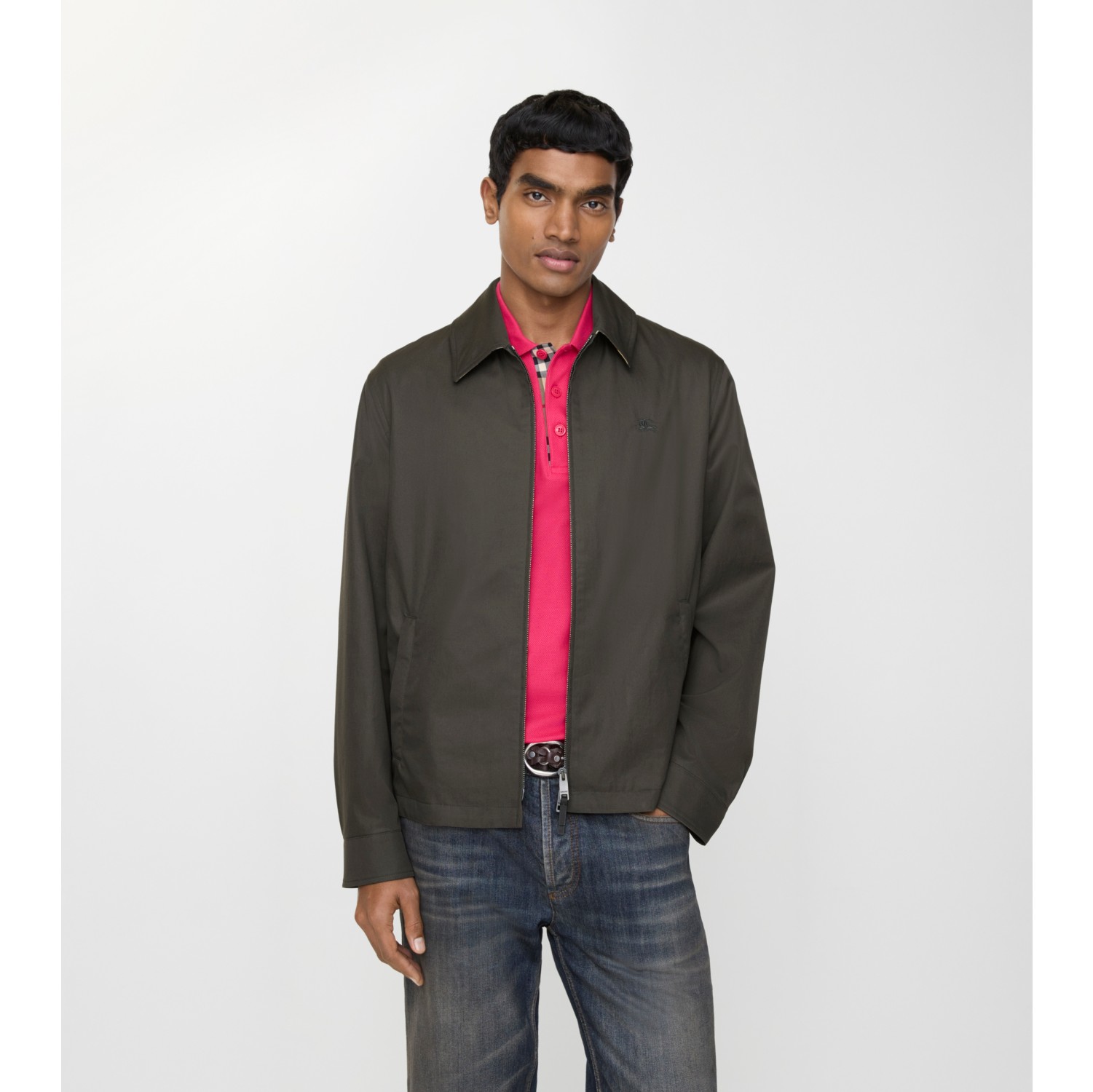 Tropical Gabardine Bloomsbury Harrington Jacket