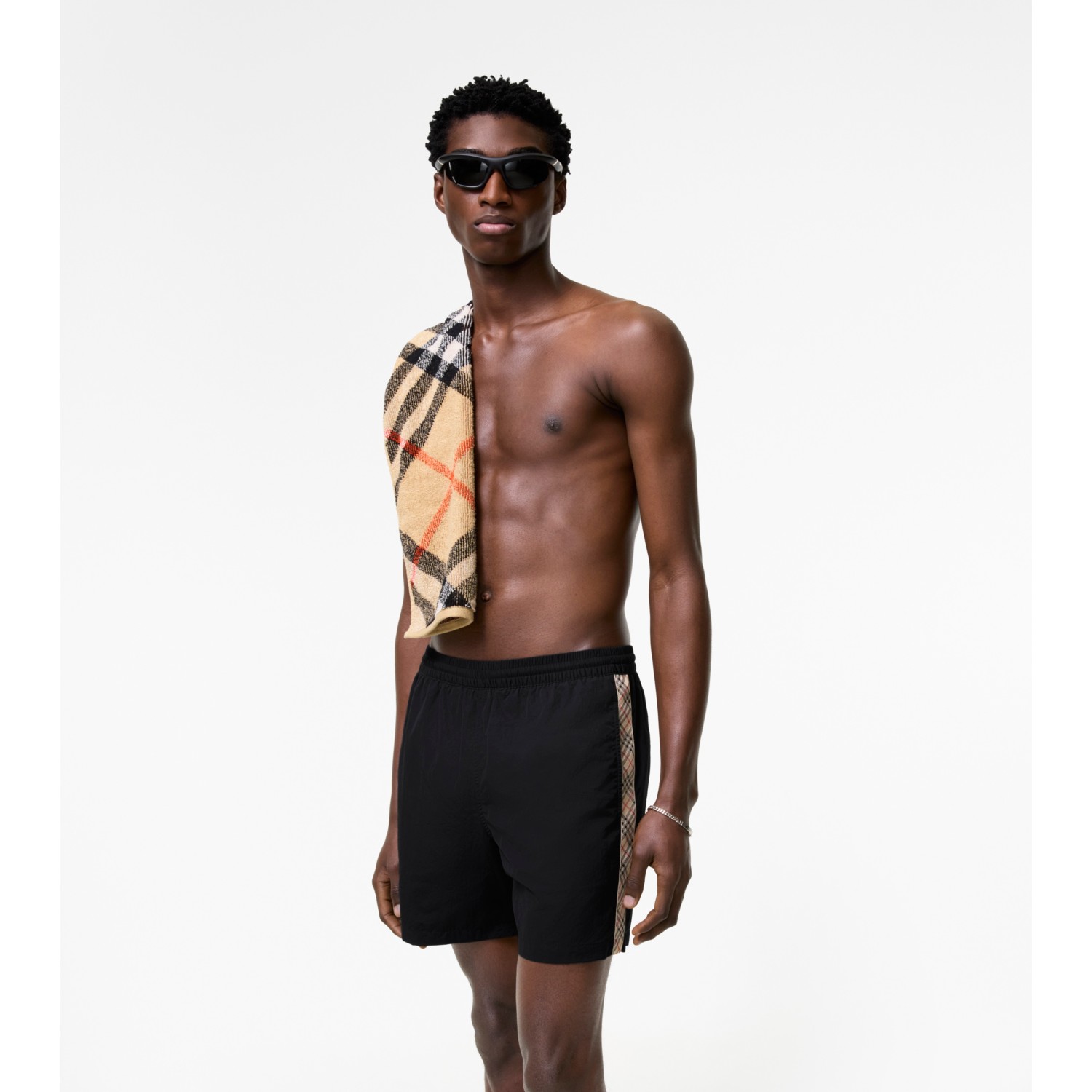 Check Trim Swim Shorts - thumbnail 5