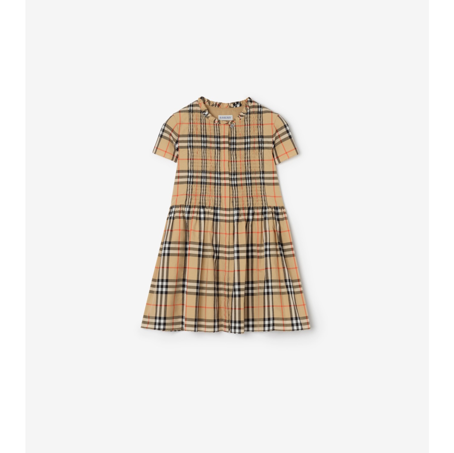 Baumwollkleid in Check