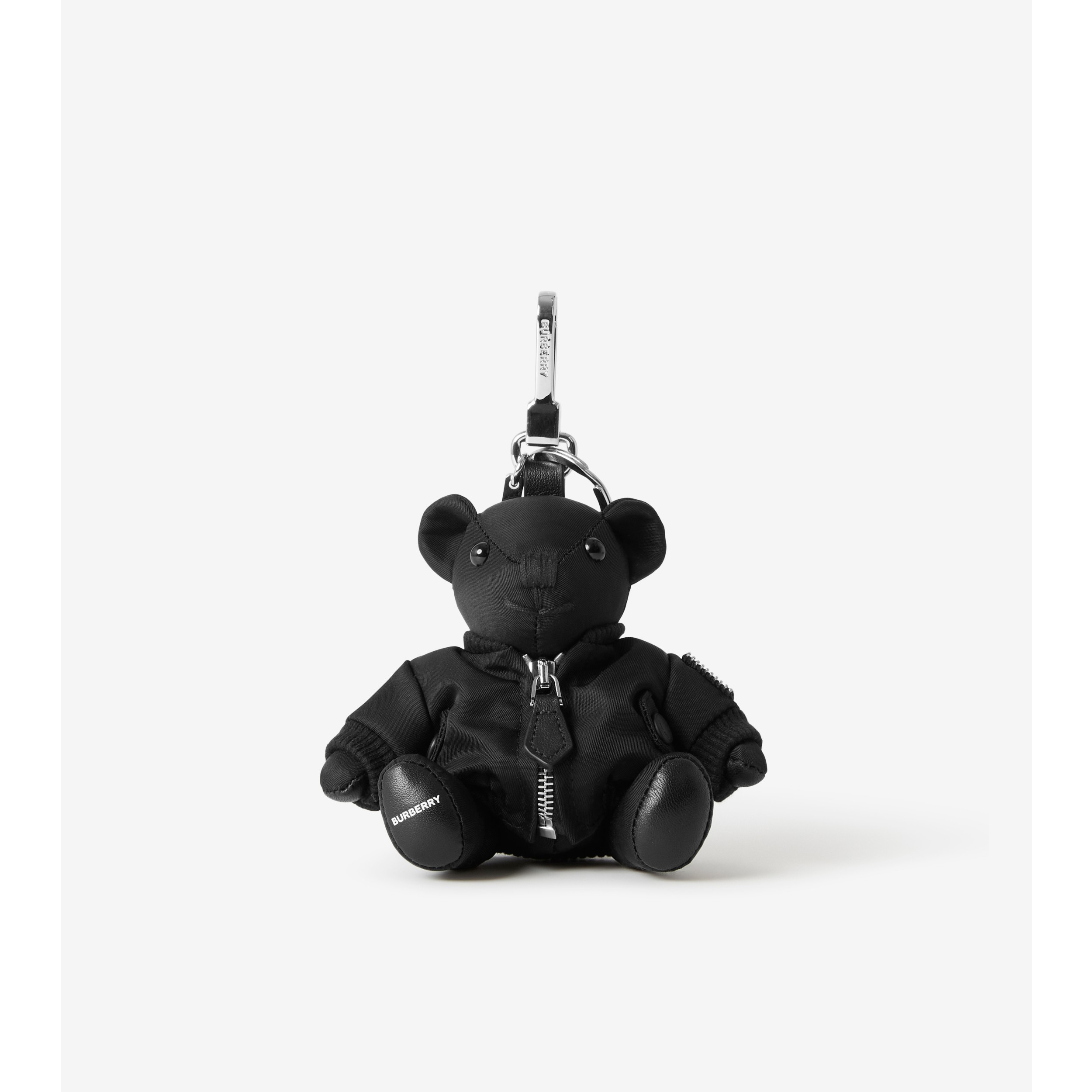 Black Teddy Charm Keychain