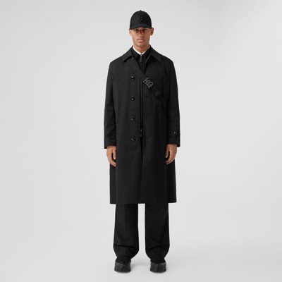 Long Paddington Heritage Car Coat in Black - Men | Burberry® Official