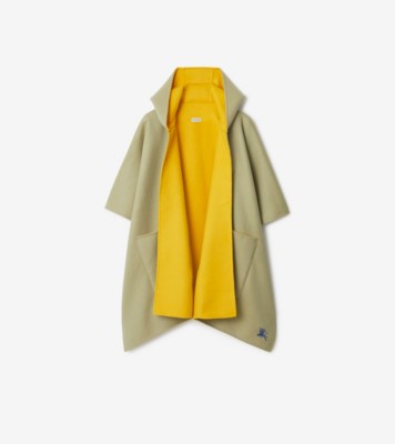 EKD カシミア フーデッドケープ (ハンター／ペア) | Burberry®公式サイト