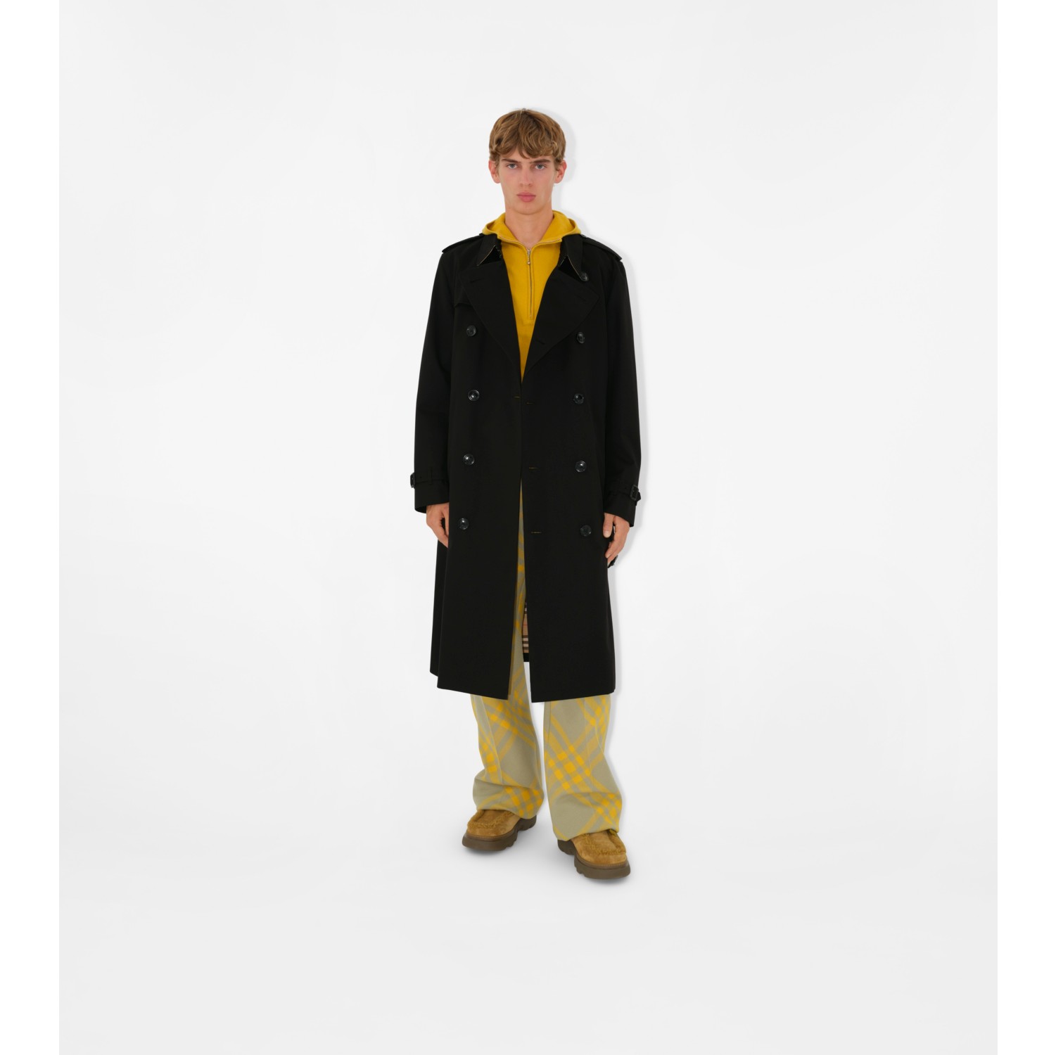 Burberry trench coat clearance mens yellow