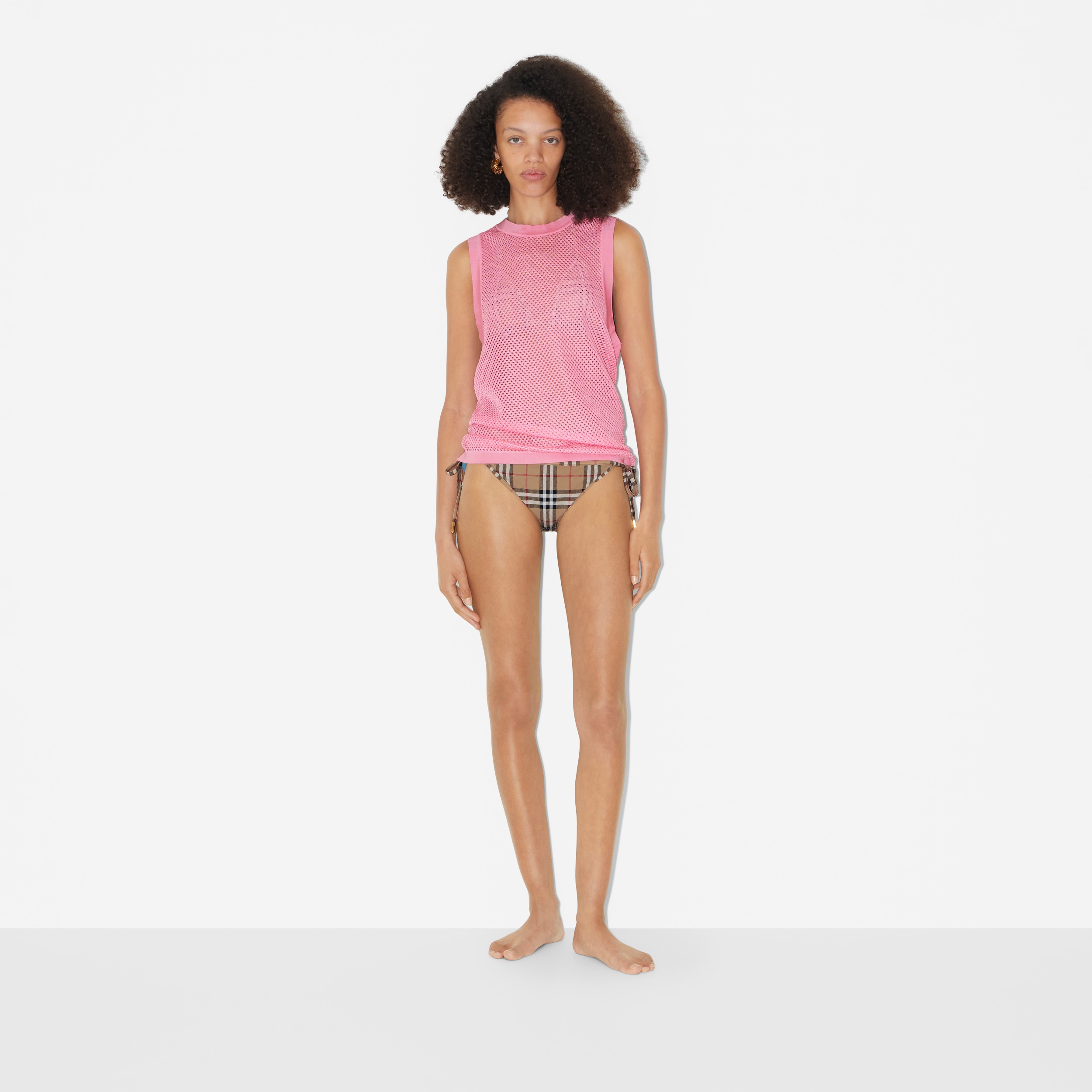 Débardeur en mesh EKD (Rose Bubble Gum) - Femme | Site officiel Burberry® - 2