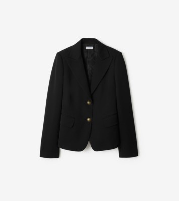 グランドプードルウール テーラードジャケット (ブラック