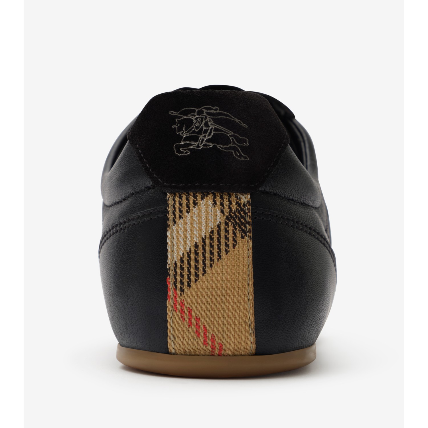 Leather Knight Runner Sneakers​ in Black - Women | Burberry® Official