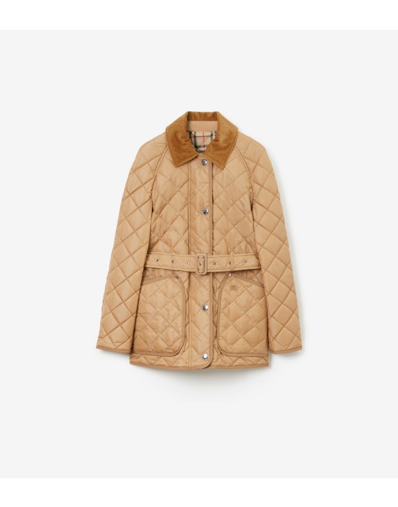 Quilted Nylon Barn Jacket