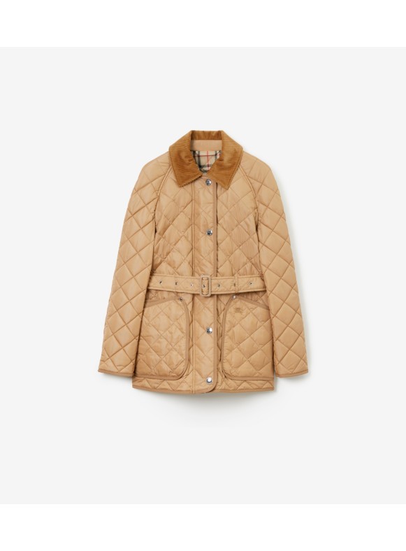 ウィメンズ デザイナーキルティングジャケット | Burberry® 公式サイト