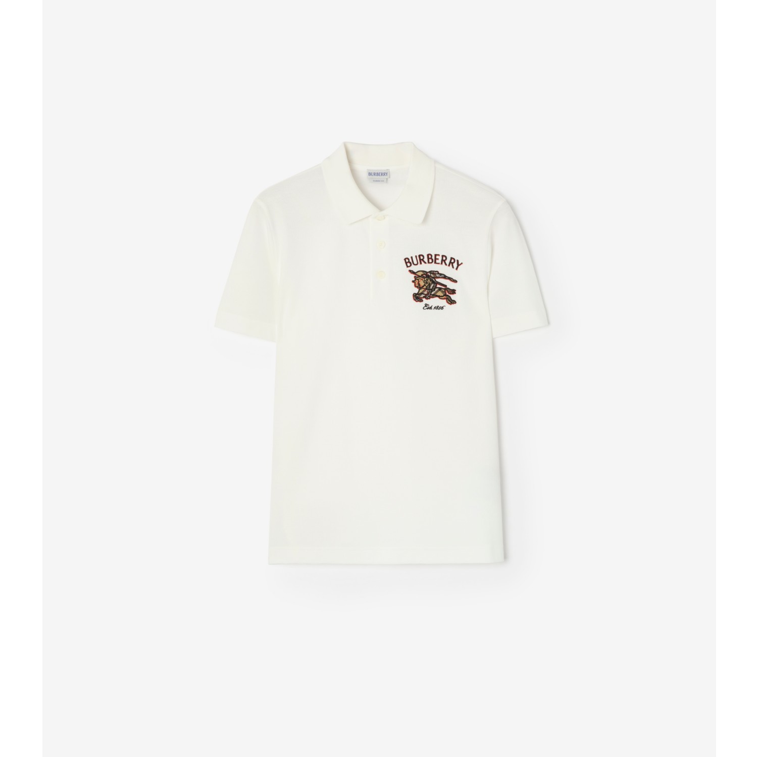 Knight Check Cotton Polo Shirt