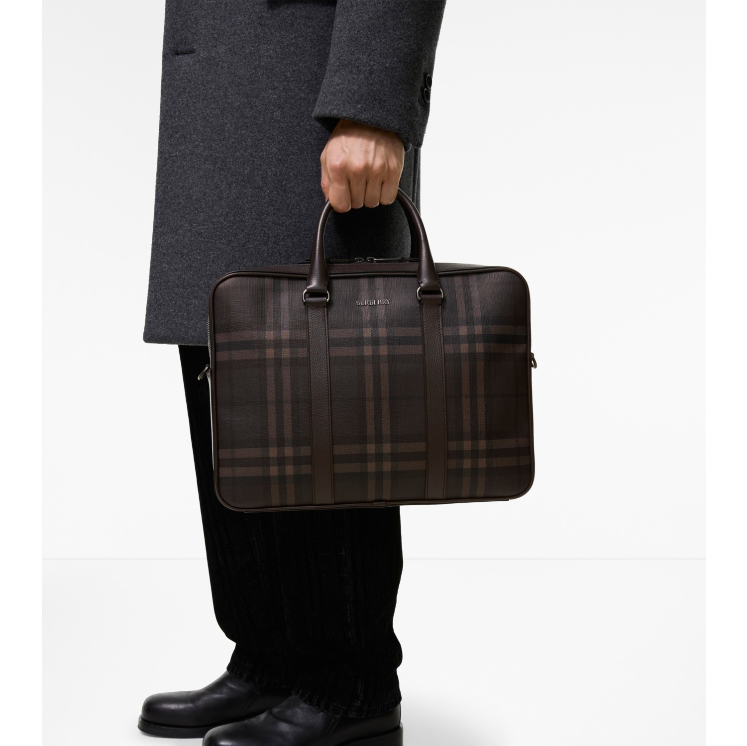 City Check Briefcase