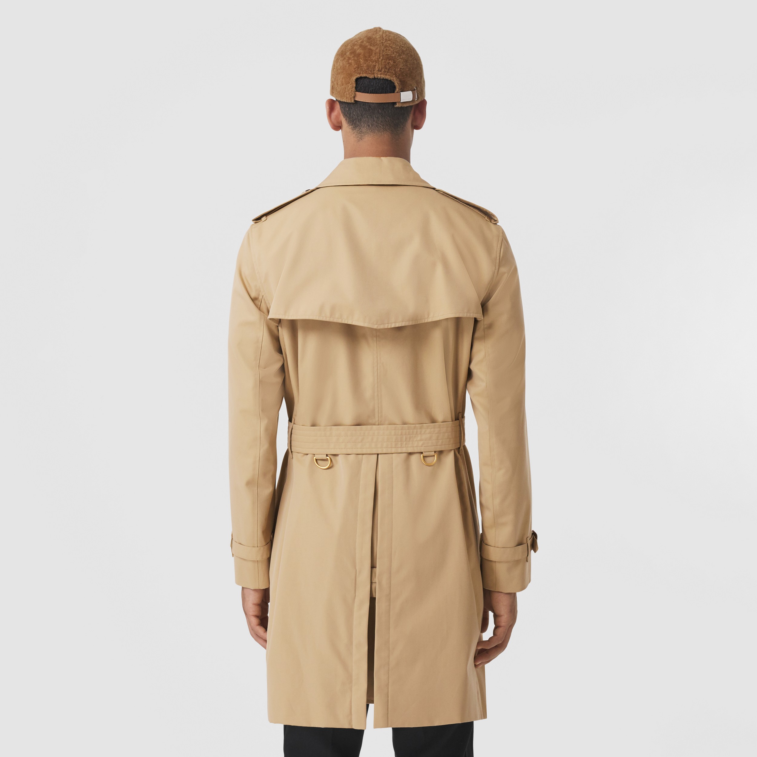 The Kensington - Trench coat Heritage médio (Mel) - Homens | Burberry® oficial - 3