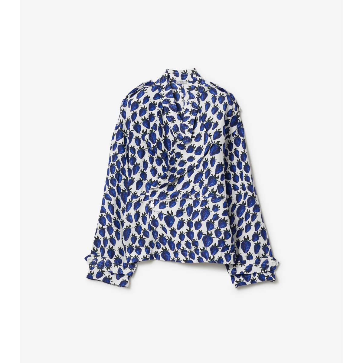 Burberry Strawberry-print Jacket In Knight