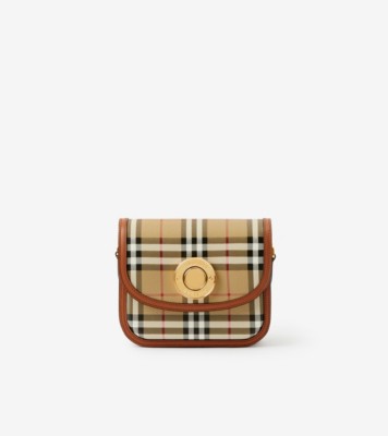 Small Elizabeth Bag in Archive Beige/briar Brown - Women | Burberry®  Official