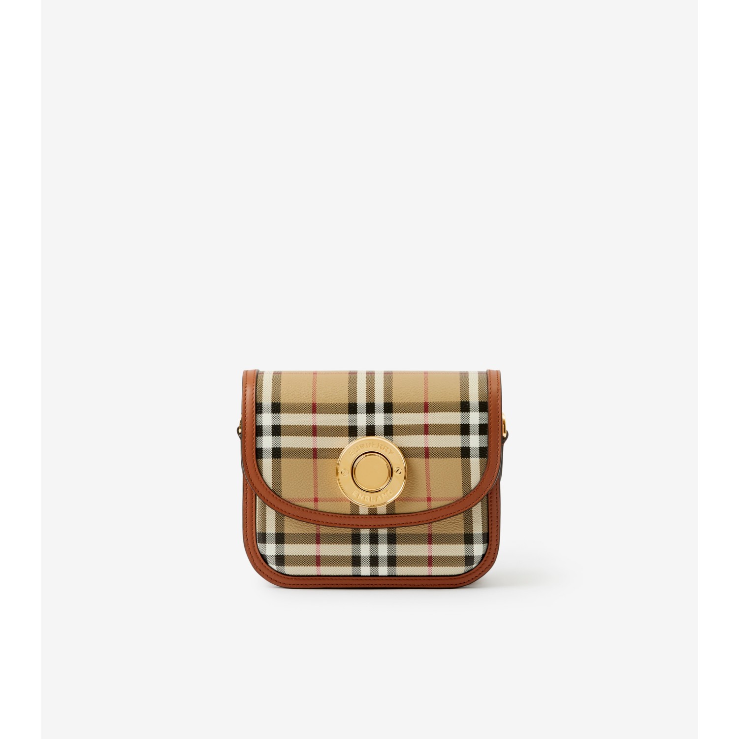 Small Elizabeth Bag in Archive Beige/briar Brown - Women | Burberry®  Official