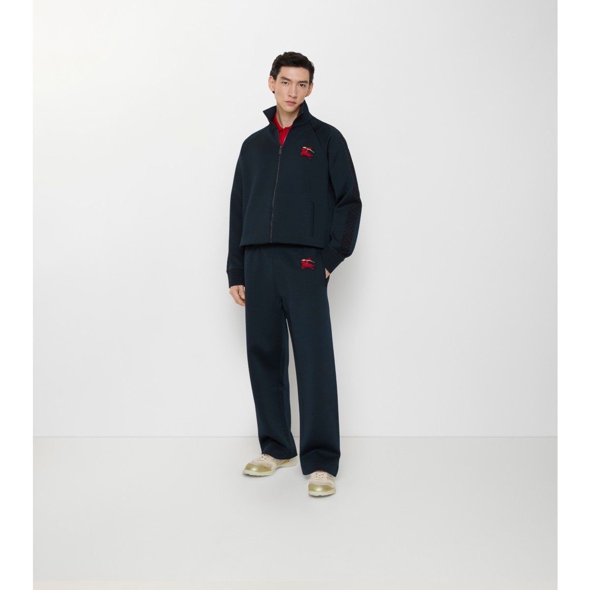  Check EKD Viscose Blend Track Pants