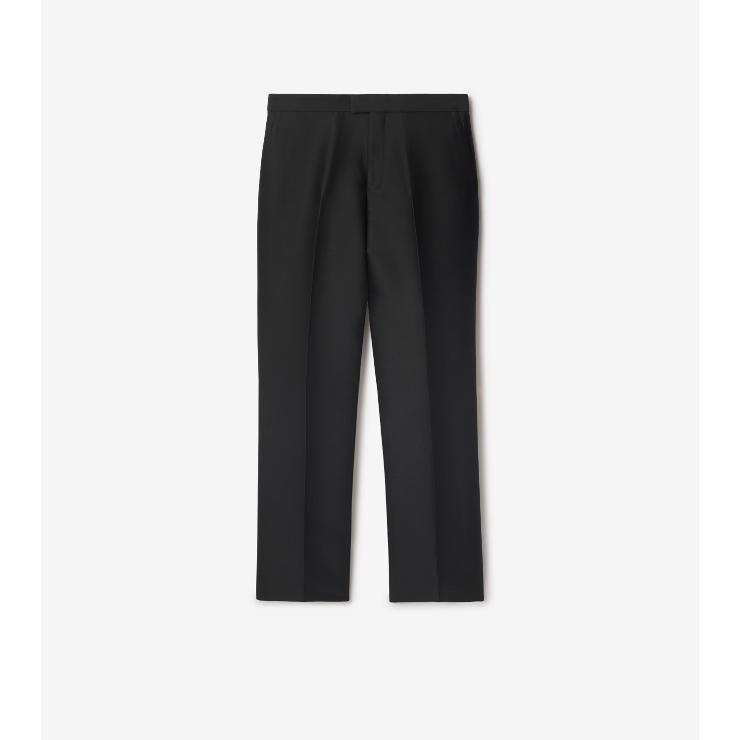 Wool Silk Tailored Trousers