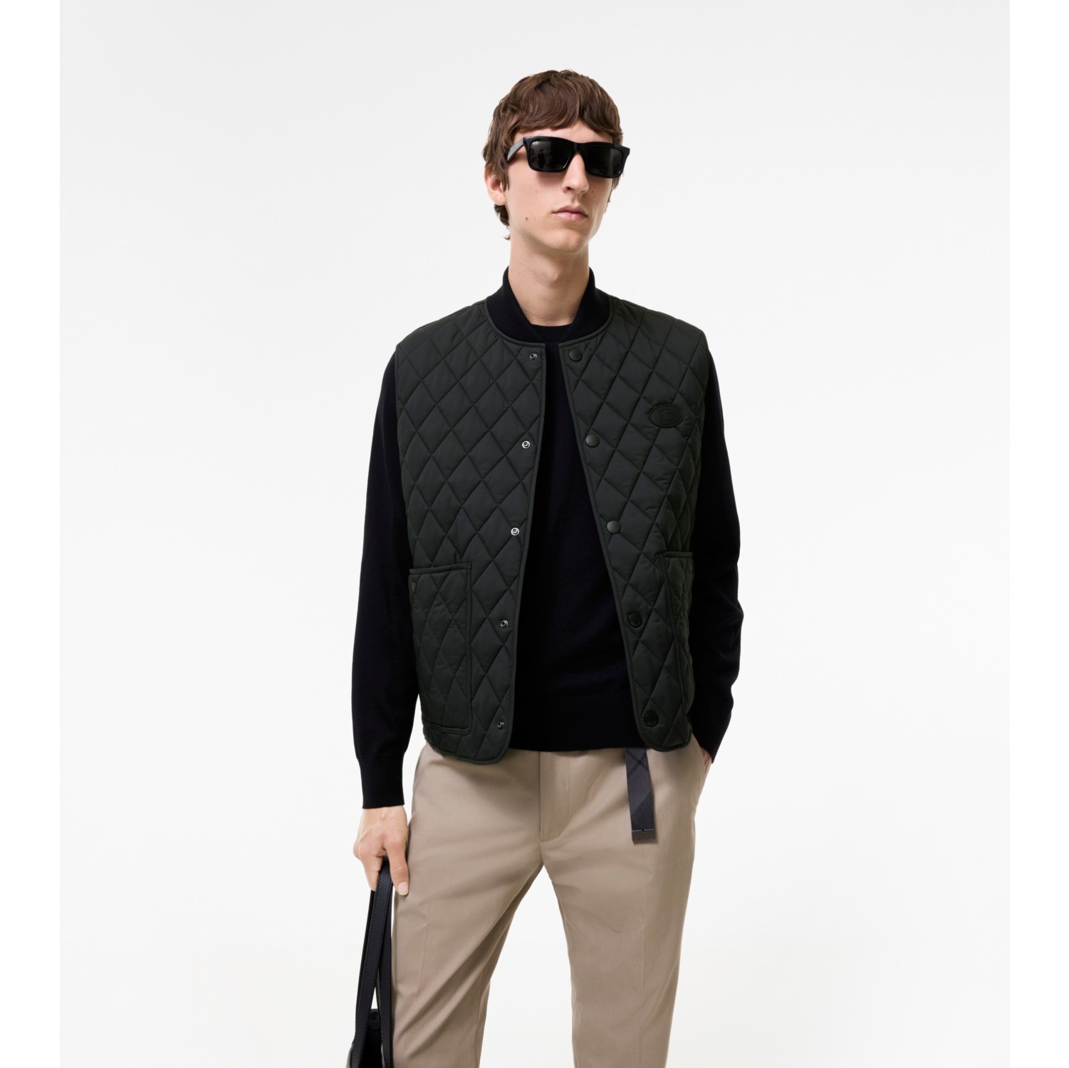 Veste sans manches matelassée en nylon