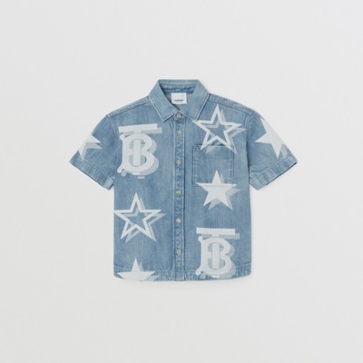 burberry denim shirt