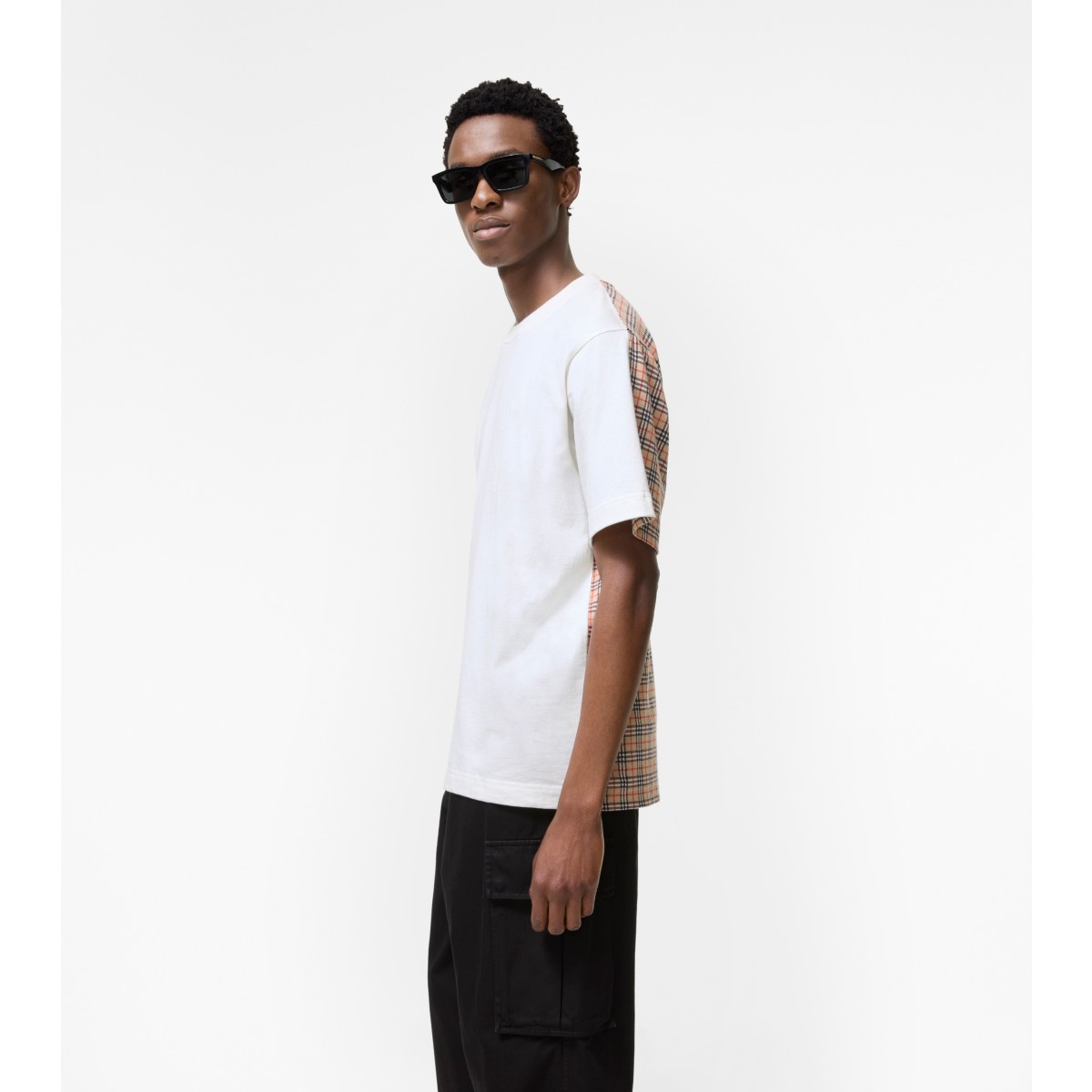  Check Cotton T-shirt