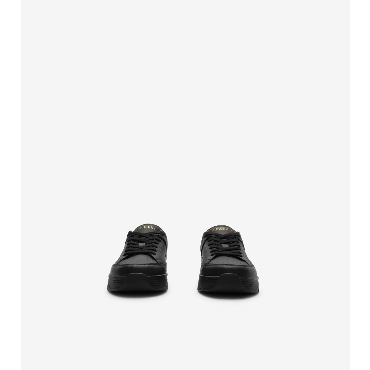  Check Leather and Nylon Harrow Sneakers​