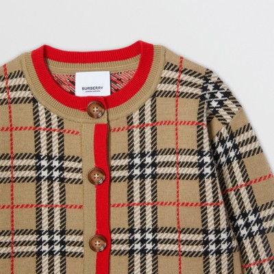 burberry wool cardigan