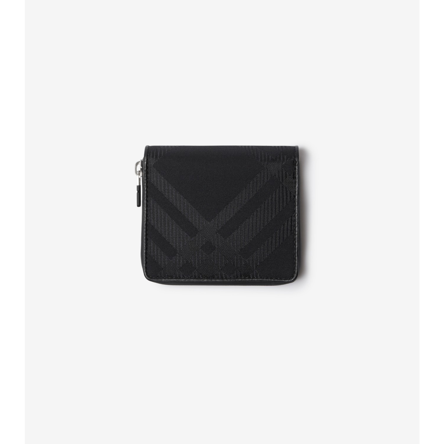 Medium Check Jacquard Zip Wallet