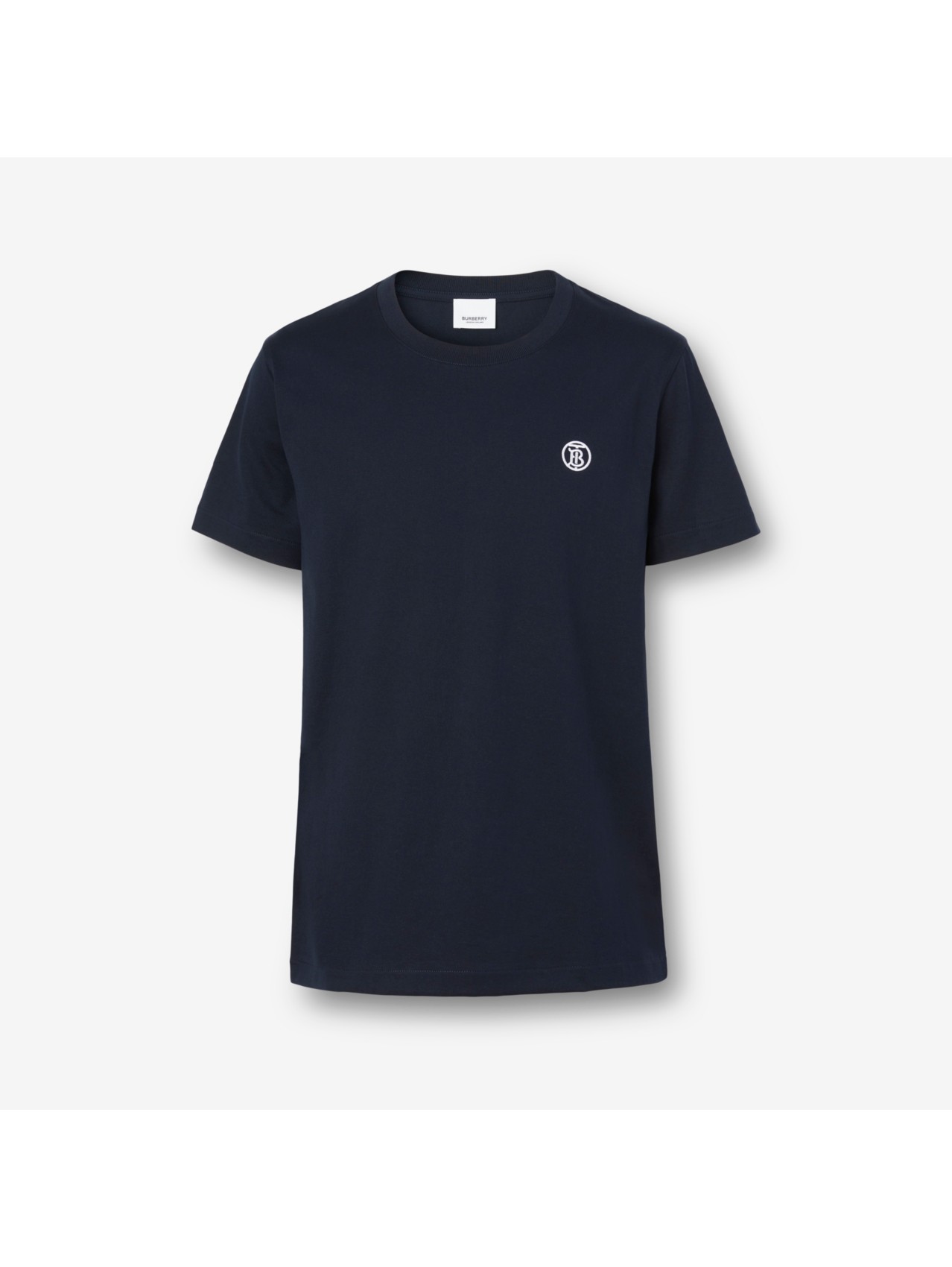 Monogram Motif Cotton T-shirt in Black - Men | Burberry® Official