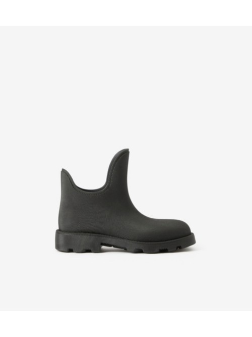Shop Burberry Rubber Marsh Low Boots In Black