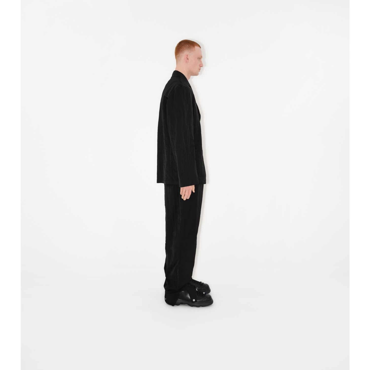 Nylon Tailored Jacket in Black - Men | Burberry® Official