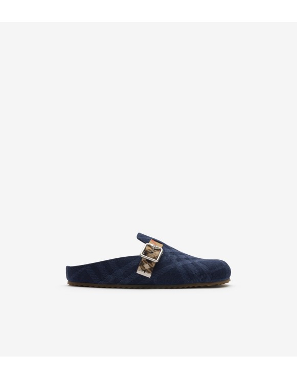 Check Denim Urchin Clogs