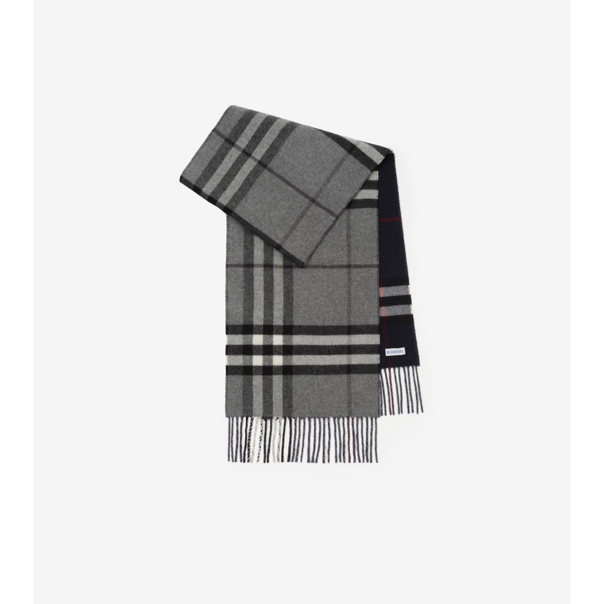  Check Reversible Cashmere Scarf