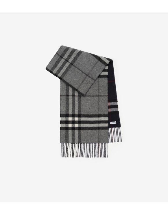 メンズ シルク、ウール、カシミアスカーフ | Burberry® 公式サイト