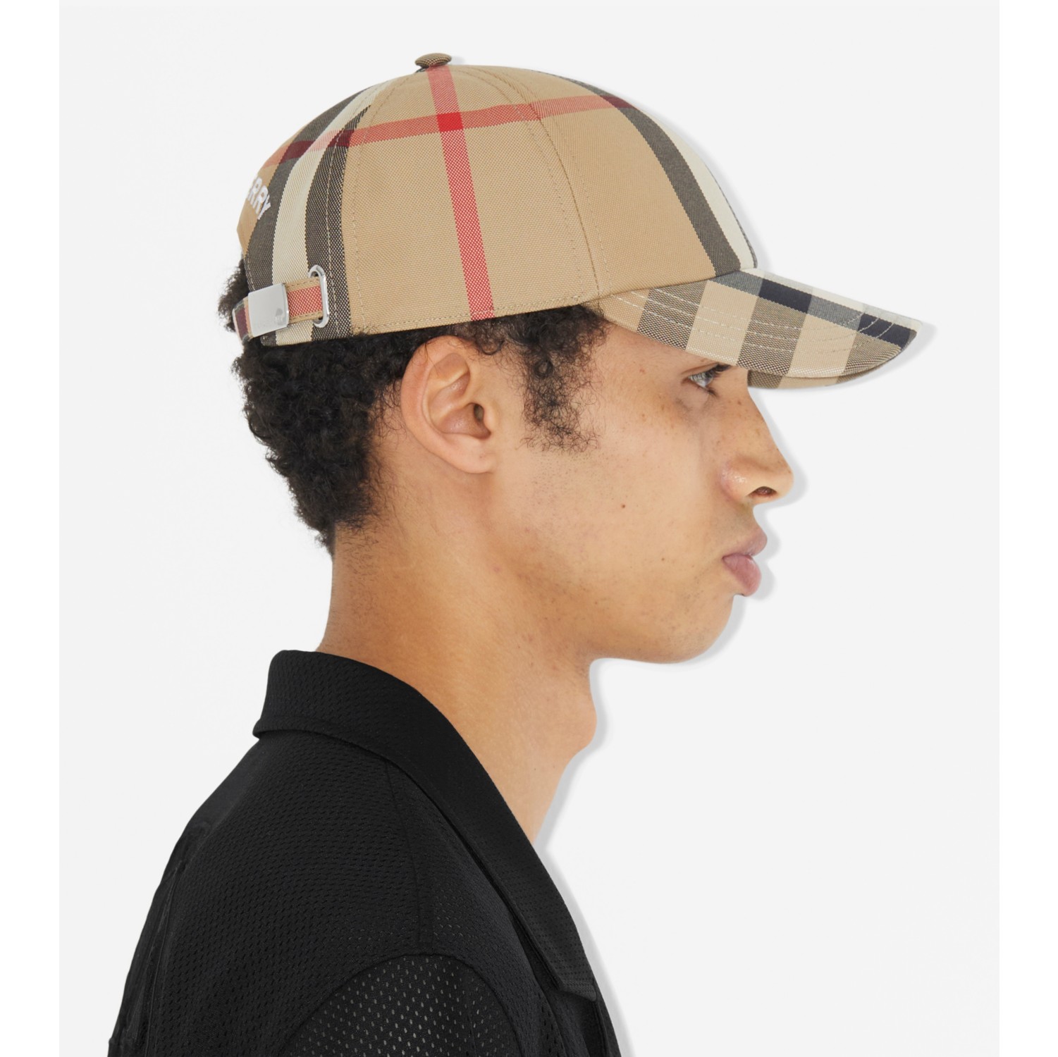 Check Cotton Baseball Cap in Archive beige | Burberry® Official