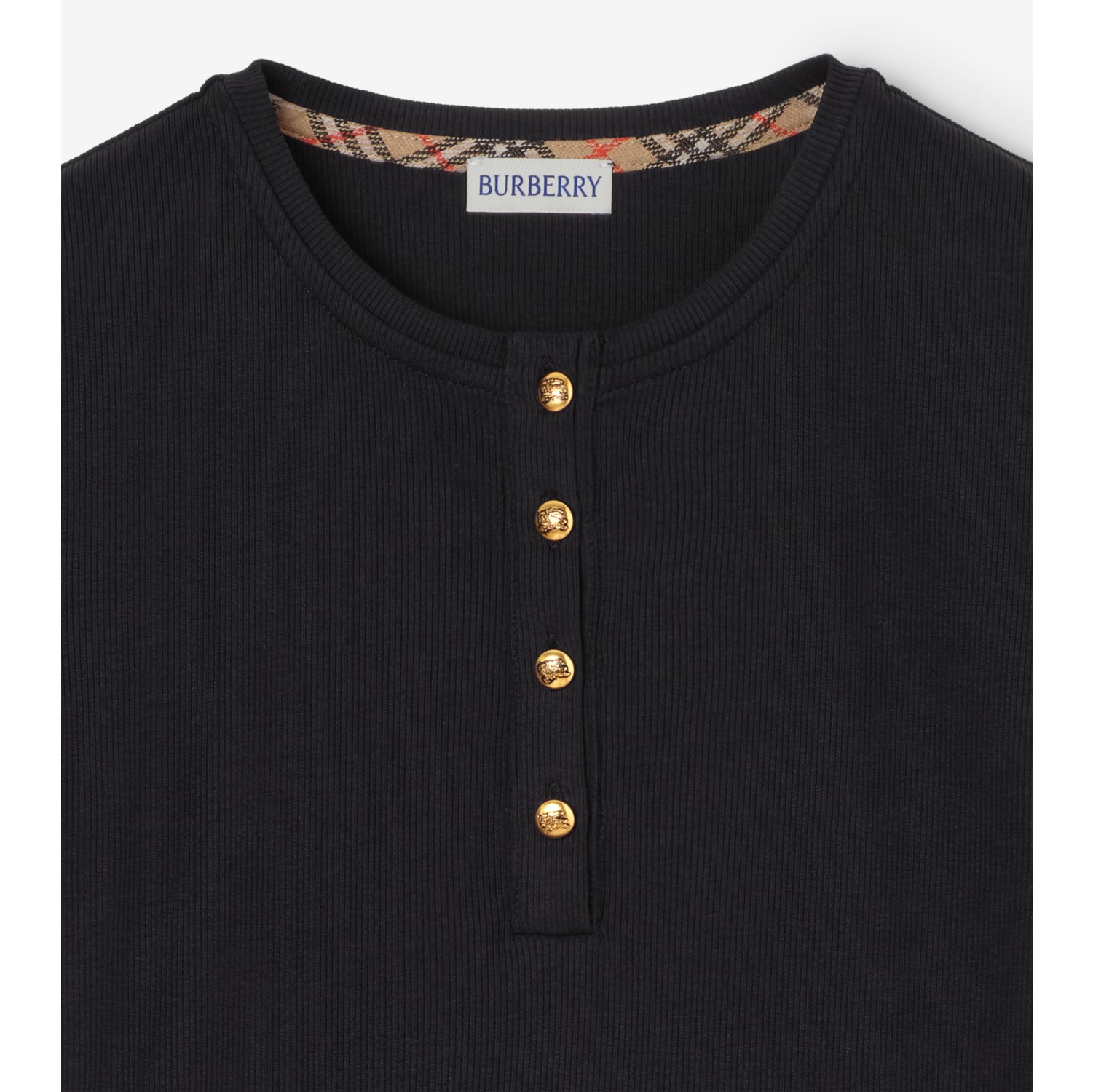 Cropped Cotton T-shirt