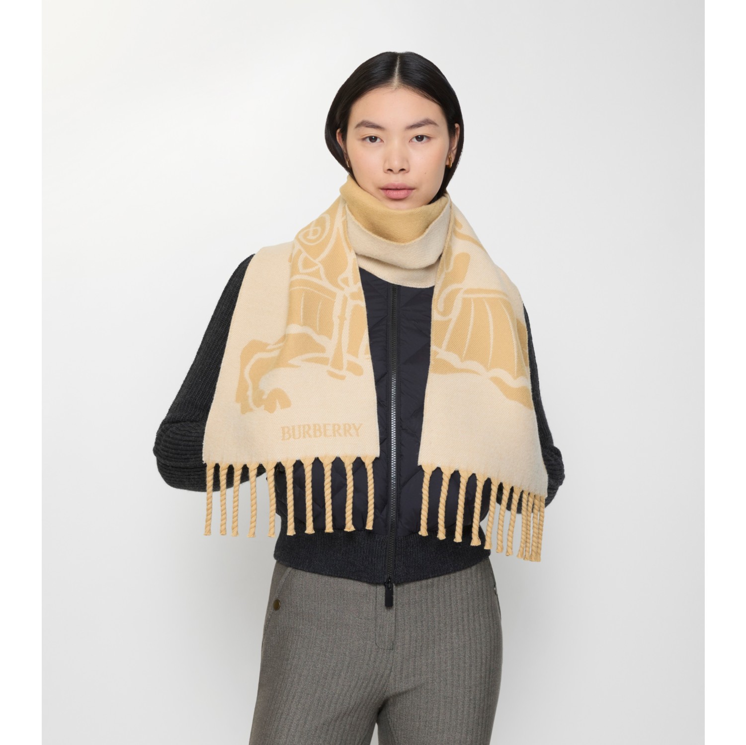 Reversible EKD Wool Scarf