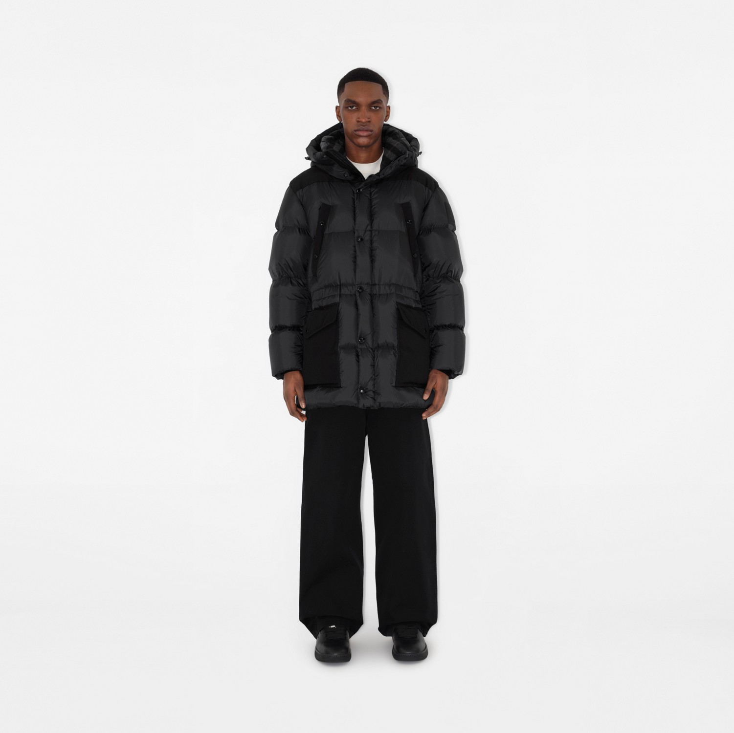 Nylon Puffer Coat