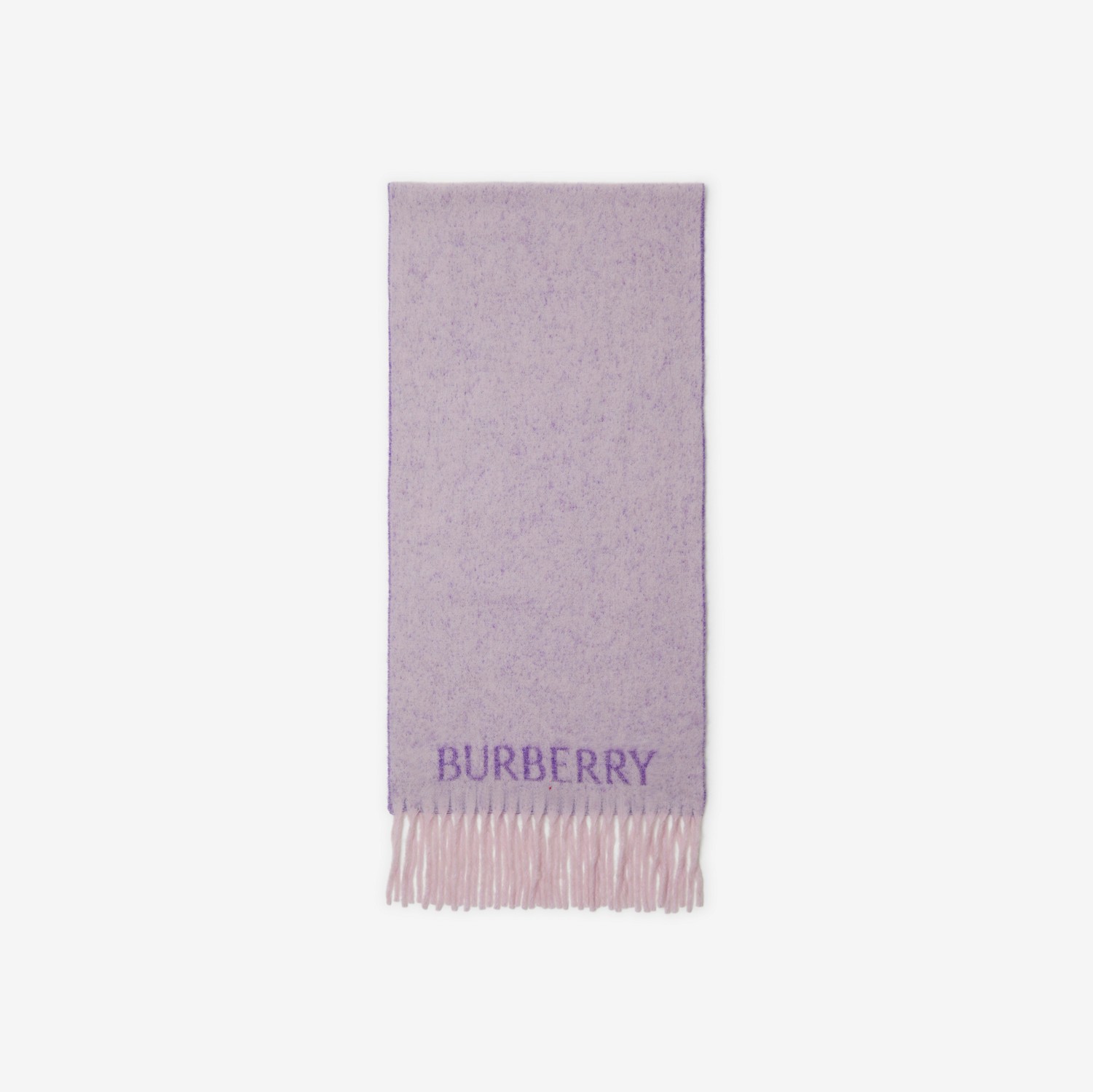Bufanda en mezcla de lana de alpaca con EKD (Haze) | Burberry® oficial