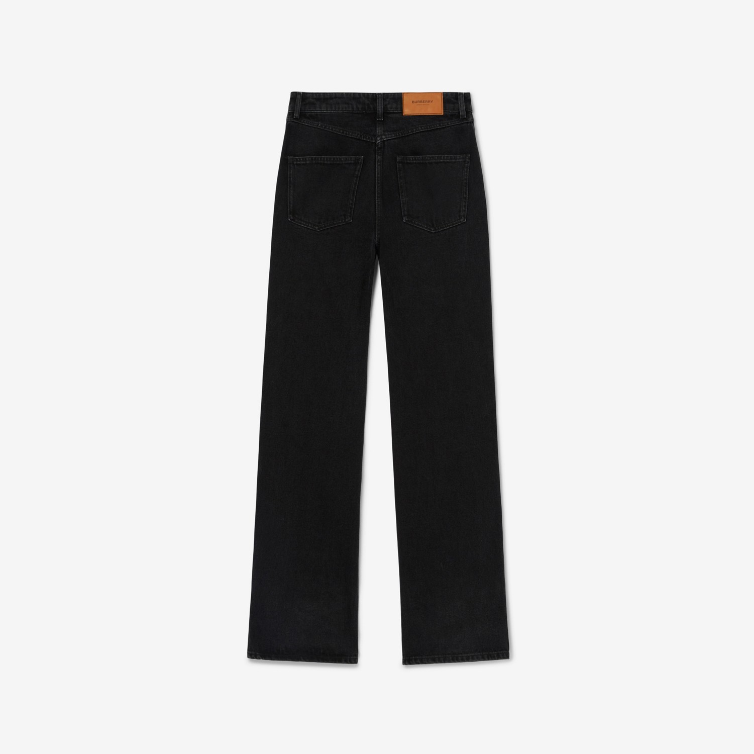 Calças jeans com corte descontraído (Charcoal) - Mulheres | Burberry® oficial