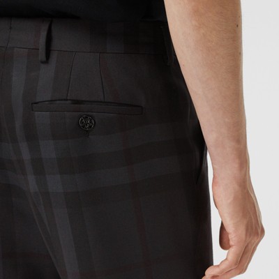 burberry plaid trousers